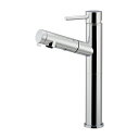 カクダイ 184-030BK-CH 水栓金具 シングルレバー引出し混合栓 トール SYATORA 寒冷地 ブレードホース 逆流防止機能なし