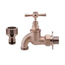 カクダイ 701-346-BR 水栓金具 横水栓 カッパーブラウン