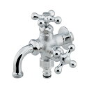 カクダイ 704-251-CH 水栓金具 双口万能ホーム水栓
