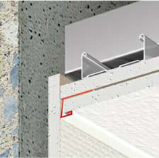 フクビ 【FD8／100本入】 F見切 D-8号 2m シロ 先付タイプ ボード厚8mm用 [♪△]