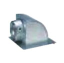 パロマ 【57736】 排気金具(必要別売品) VCN丸ダクト金具L VUSタイプ 276×276×188mm φ150丸ダクト左右後方排気接続用 (タカラ製)