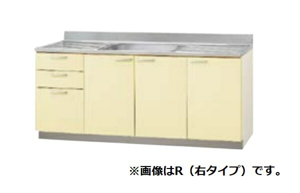 クリナップ 【T4B-180M モカウッド】 木キャビキッチン さくら 流し台 底板ステンレス貼り 置網棚付 間口180cm ♪