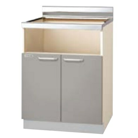 クリナップ　TTG-60KHGA　ビルトインコンロキャビネット 底板ステンレス貼り 配管スペース付き 間口60cm 奥行55cm 高さ80cm [♪△]