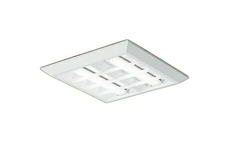 大光電機(DAIKO) LZB-92967XW ベースライト □450タイプ 非調光 本体のみ ユニット別売 ルーバータイプ ホワイト