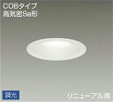 大光電機(DAIKO) DDL-4920AWG 高天井用ダウンライト LED内蔵 調光(調光器別売) 温白色 COBタイプ 高気密SB形 リニューアル用 防雨形 埋込穴φ125 ホワイト