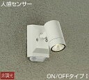 大光電機(DAIKO) DOL-4968YW スポットライト 屋外 人感センサー ライト LED アウトドアライト LED内蔵 非調光 電球色 防雨形 ホワイト