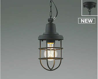 コイズミ照明　AP51146　ペンダントライト 非調光 LEDランプ 電球色 フランジタイプ ブラック