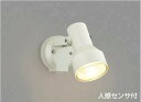 コイズミ照明 AU45238L スポットライト 屋外 人感センサー ライト LED アウトドアスポットライト タイマー付ON-OFFタイプ LED一体型 電球色...