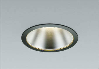 コイズミ照明　AD43361L　M形ダウンライト ON-OFFタイプ 白熱球100W相当 LED一体型 電球色 防雨型 埋込穴φ125 ブラック 広角