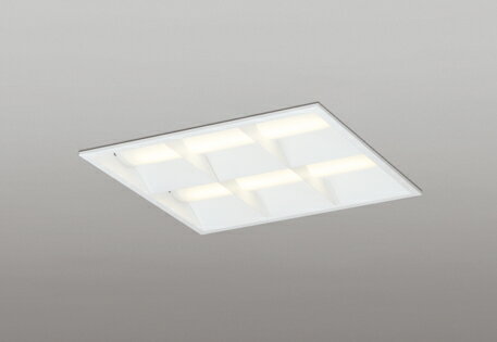 オーデリック　XD466031P1E(LED光源ユニット別梱)　ベースライト LEDユニット型 埋込型 非調光 電球色 ルーバー付