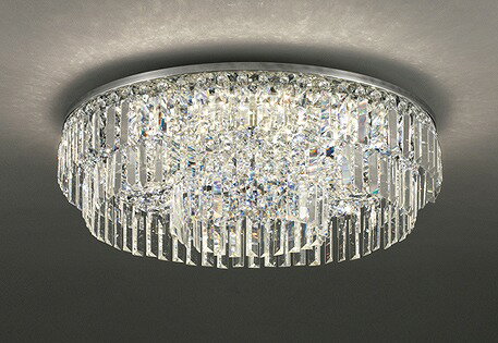 オーデリック　OC257135BCR　シャンデリア LED一体型 調光調色 Bluetooth 電球色～昼光色 赤外線リモコン付属/リモコン別売 ～12畳 クロームメッキ