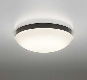 オーデリック　OW269014LR(ランプ別梱)　バスルームライト 非調光 LEDランプ 電球色 防雨・防湿型 ブラック