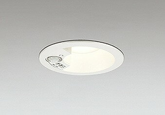 【数量限定特価】オーデリック OD261838 ダウンライト φ100 LED一体型 電球色 防雨型 浅型 高気密SB 人感センサー付 オフホワイト ￡