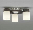 オーデリック OC257072BR(ランプ別梱) シャンデリア 調光 調色 Bluetooth コントローラー別売 LEDランプ 電球色~昼光色 エボニーブラウン