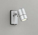 オーデリック OG254568LR エクステリア スポットライト LEDランプ 電球色 人感センサー付 防雨型 マットシルバー