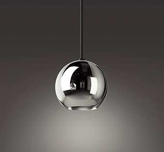 オーデリック　OP252857R　ペンダントライト 調光 調光器別売 LED一体型 電球色 フレンジタイプ ニッケルメッキのサムネイル