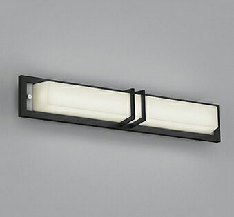 オーデリック OG254496R エクステリア ポーチライト LED一体型 電球色 高演色LED 人感センサー付 防雨型 黒色