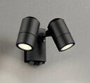 オーデリック OG264092 エクステリア スポットライト ランプ別売 LEDランプ 人感センサー付 防雨型 黒色サテン
