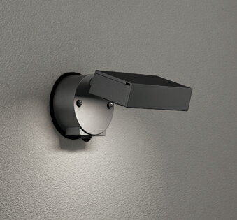 オーデリック OG264122R エクステリア スポットライト LED一体型 昼白色 高演色LED 人感センサー付 防雨型 ブラック