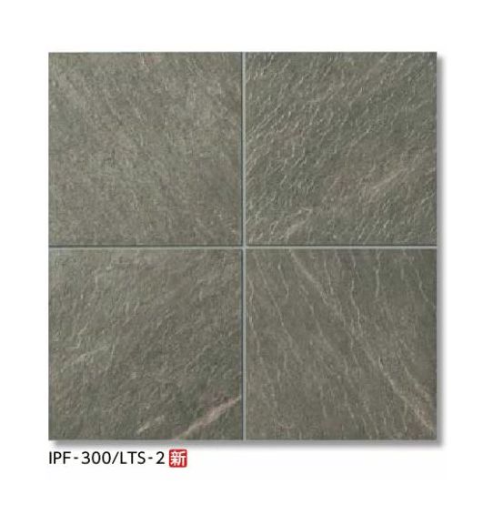Tiles - LIXIL 【IPF-300/LTS-2 10枚/ケース】 300mm角平 ライトスレート 外装床タイル [♪【追加送料あり】]