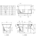 [在庫あり] 前澤化成工業 GT-30F グリーストラップ FRP製 GT-F 小容量 床置き型 容量30L ☆2 【あす楽関東】 2