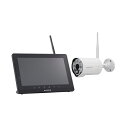 マスプロ電工 WC3A10ML ワイヤレスカメラセット モニター&カメラセット(3MP) モニターサイズ10.1インチ 警告・通話機能対応 バレット型 センサー...