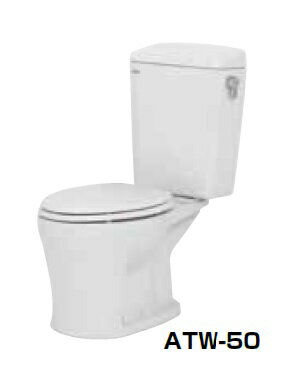 簡易水洗便器 ネポン　ATW-50　プリティーナ エロンゲート 普通便座 手洗栓なし ホワイト [♪■] 【関東限定】