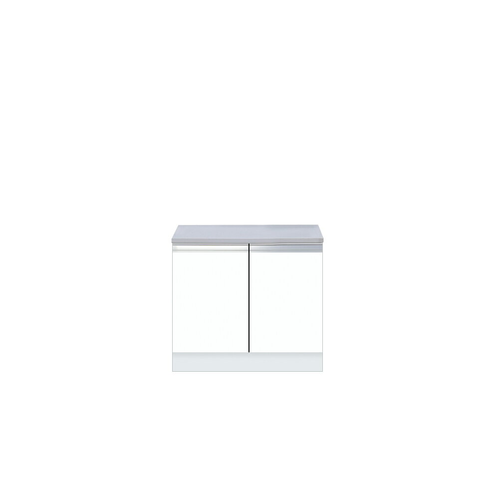 onedo/ワンド/旧マイセット KTD4-80-60G-[SW] ホワイト KTD4型 薄型 コンロ台 間口60cm 奥行46cm [♪]