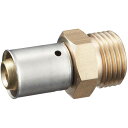 配管用品 三栄水栓 T601-4-13X13A オスアダプター平行 給水・給湯用アルミ複合架橋ポリエチレン管