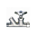 水栓金具 三栄水栓 V29A-13 ストレーナ45°化粧バルブ 共用形