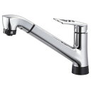水栓金具 三栄水栓 EK87121E-13 シングル混合栓 タッチ式 キッチン用 節水水栓 ホース引出し式