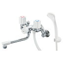 水栓金具 三栄水栓 SK1104DK-W-13 壁付ツーバルブ ツーバルブシャワー混合栓(一時止水) バスルーム用 寒冷地用