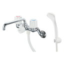 水栓金具 三栄水栓 SK21-W-13 壁付ツーバルブ ツーバルブシャワー混合栓 共用形 バスルーム用