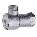 水栓金具 三栄水栓 V2260D-13 止水栓 バルブ アングル形止水栓 D式ストレーナ付止水栓