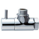 水栓金具 三栄水栓 V2261-X3-13 止水栓 バルブ アングル形止水栓 止水栓本体(共用形)
