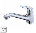 水栓金具 三栄水栓 K87710JV-13 シングルワンホール混合栓