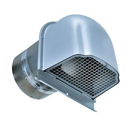 換気口 西邦工業 CFNDC150SC 外壁用ステンレス製換気口 逆風防止・防火ダンパー付 深型フード・金網型3メッシュ [♪■]