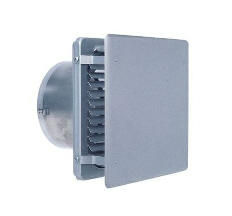 換気口 西邦工業　KXBD150SC　外壁用ステンレス製換気口 フラットカバー付換気口 角ガラリ型 防火ダンパー付 [♪■]
