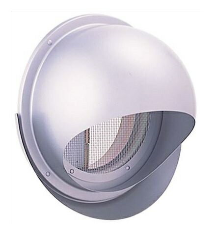 換気口 西邦工業　SFND150MS　外壁用ステンレス製換気口 セルフード 同芯金網型10メッシュ ワイド水切..