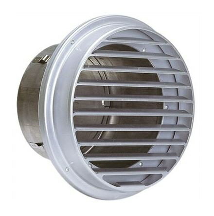 換気口 西邦工業　SVC150A　外壁用アルミ製換気口 逆風防止ダンパー付 ベントキャップ 低圧損　[♪■]