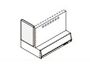 サンウェーブ/LIXIL　RSP-A-400FSI　レンジフード部材 RVJシリーズ用横幕板 セット...