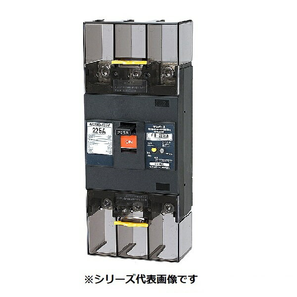 テンパール工業　223EA22W2LS　漏電遮断器 経済タイプ Eシリーズ OC付 OC付 裏面形 225AF 3P3E 200-415V 225A 100/200/500mA ※受注品 [§￡￡]