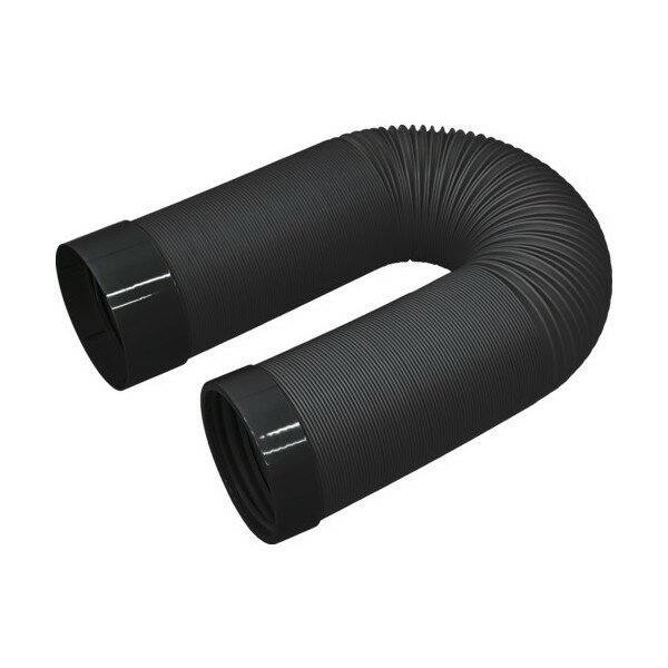 トラスコ中山/TRUSCO スポットエアコン用伸縮排熱延長ダクト3M TSCN-ED3MH-BK 黒 TSCNーDLシリーズ 100V用