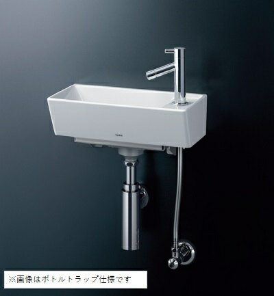 TOTO 手洗器　LSH50BS　壁掛手洗器角型(立水栓セット) Sトラップ 床給水・床排水 [♪■]