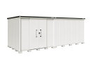【関東限定配送】ヨド物置 エルモ LMD-6525HAL 間口6m54cm× 奥行2m57cm( 間口29と36の連結) 背高Hタイプ 一般型 引き分け戸 扉位...