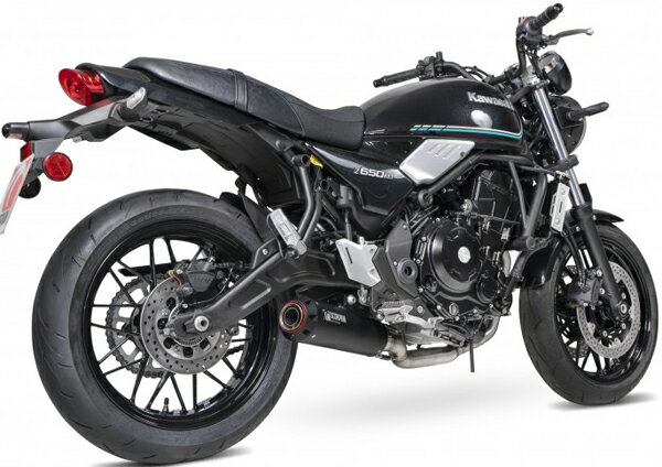 Z650RS 22- NINJA650 22- 【SCORPION】（スコーピオン）RED POWERフルシステム ブラックステンレス