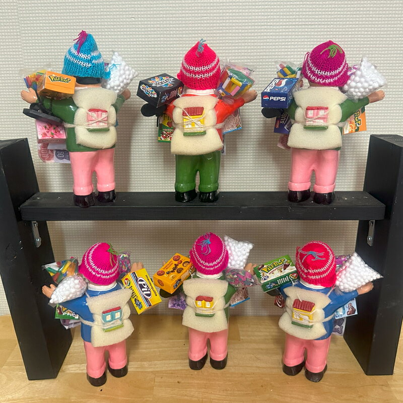 《選べるエケコ/Lサイズ》選べるから愛着たっぷり！/画像のエケコ人形を即納/紙幣ミニチュアプレゼント中！■祈祷済み■TVで紹介されたボリビア製■婚活/結婚/恋愛/金運/縁起物/幸運/開運/祈願/グッズ/福の神/スピリチュアル/パワースポット/願掛け■身長20cm 2