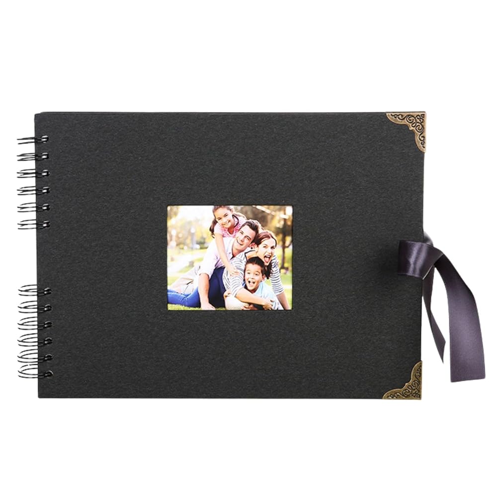 アルバム 手作り a4 フォトアルバム 写真 台紙 粘着 貼るタイプ