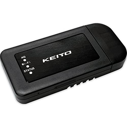 KEIYO 車載対応無線ルーター povoやLINEMOにも対応 USB電源で車外でも使える SIMフリー 日本メーカーによる保証 サポート体制 簡単