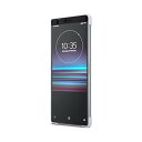 ソニー Xperia 1（SO-03L/SOV40/SoftBank）用 ソニー純正 国内正規品 手帳型ケース フルウィンドウ付き タイルカバータッチ （ホワイ